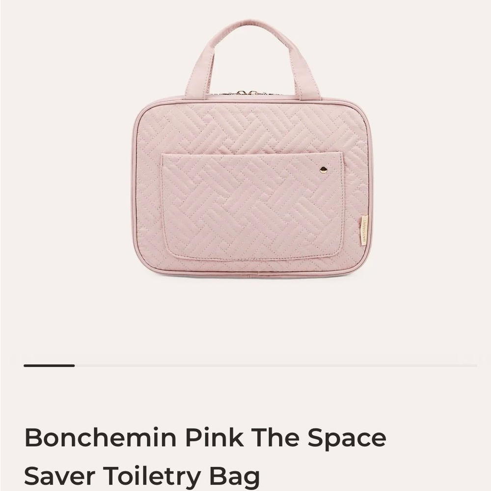 NWT Bagsmart Blush Pink Toiletry Bag
